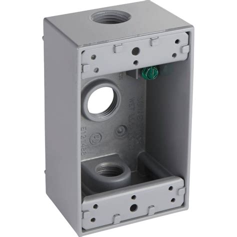 single gang electrical boxes|single gang weatherproof outlet box.